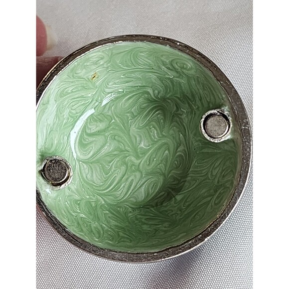 Fitz & Floyd 2006 Guild Holiday Snowman Trinket Box Jeweled Magnetic Closure - Picture 14 of 16